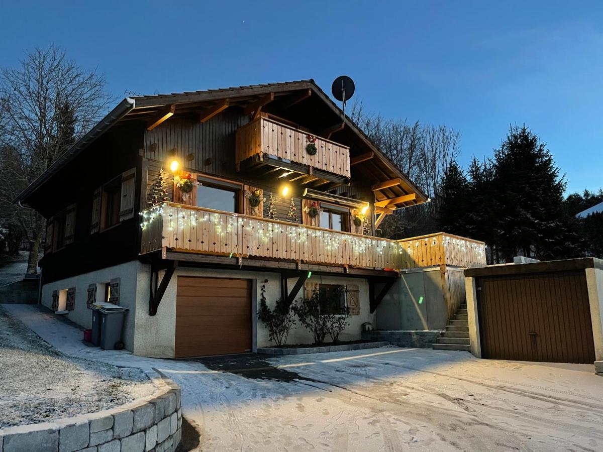 Chalet-Michel Avec Spa Montperreux Exteriör bild